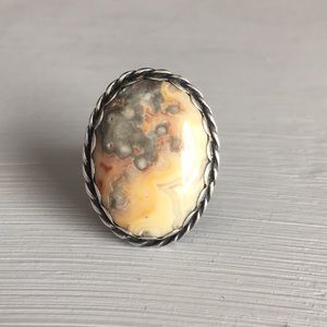 Sterling silver Agate ring